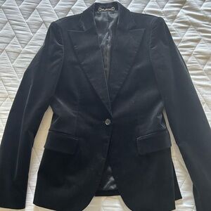 Gucci Black velvet suit